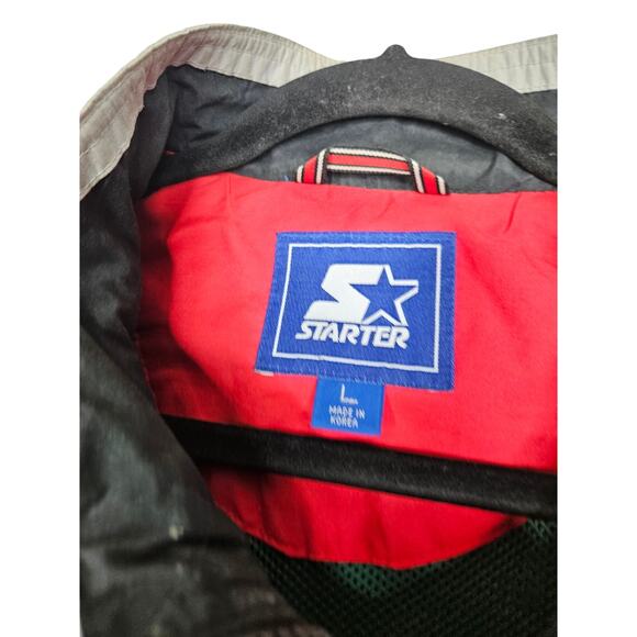 Vintage Y2K Louisville Cardinals Starter Jacket L Black Full Zip Windbreaker - Picture 3 of 6